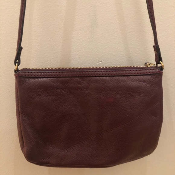 Fossil leather crossbody bag - Picture 2 of 4